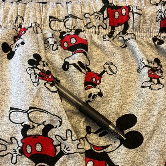 Disney Mickey Mouse Red and Gray women’s Pajama Set size L - Picture 4 of 8